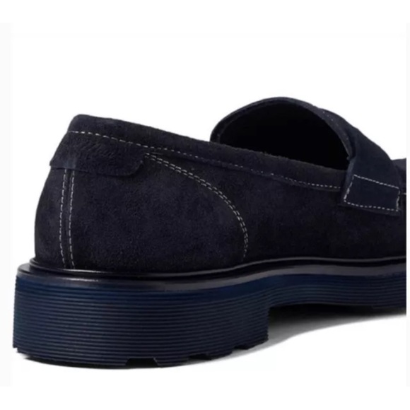 NEW MSRP $228 GOOD MAN BRAND Lexington Loafer in Navy Suede - Picture 4 of 14
